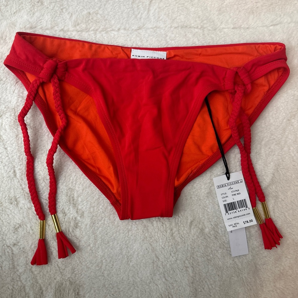 Robin Piccone Ava braided bikini bottoms